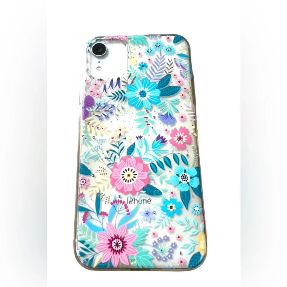 iPhone 10 XR Floral Styles SmartPhone Case Cover With Phone Grip And Stand